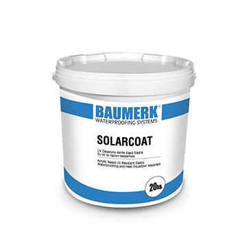 UV Resistant, Acrylic-Based, Waterproofing and Heat Insulation Material - SOLARCOAT
