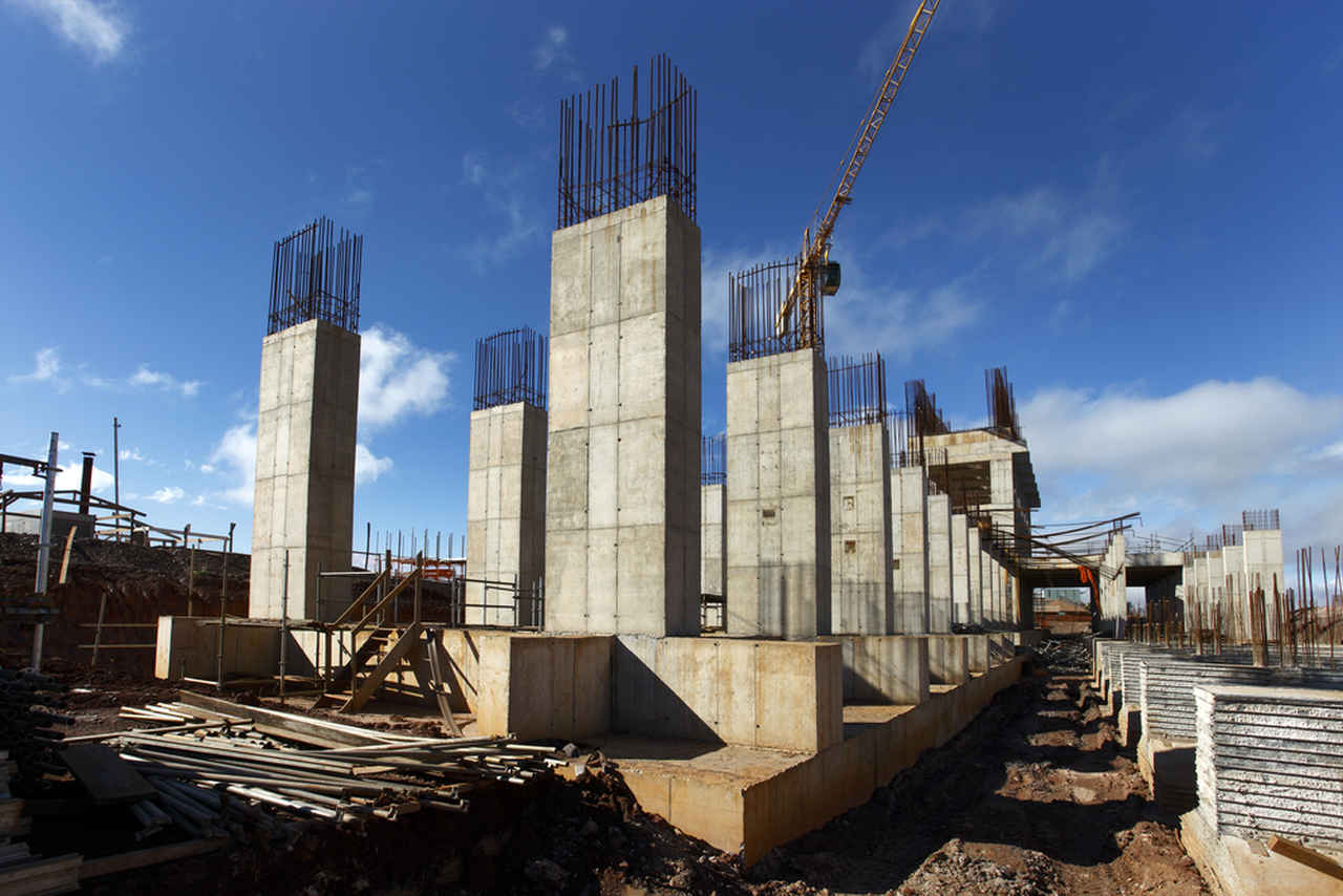 beton inşaat temeli