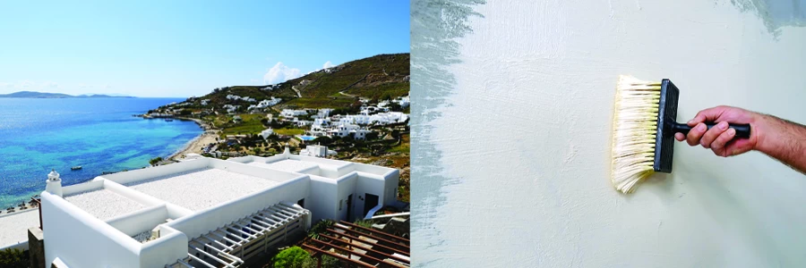 Cement-Acrylic Based, Two Component, Flexible, UV Resistant, Waterproofing Material - CHIMEX 233