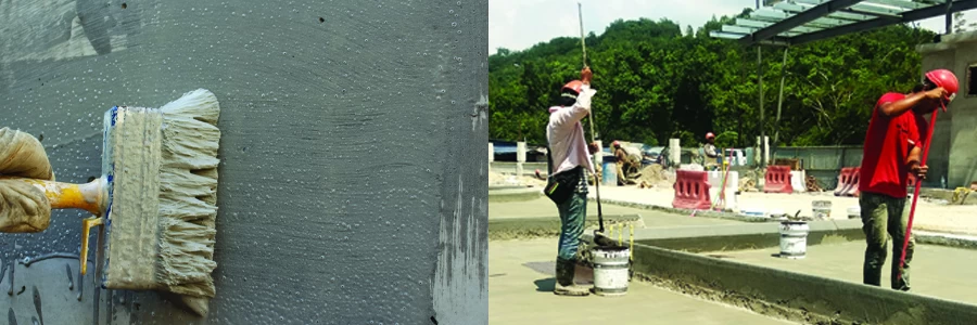 Cement Based, Two Component, Fast Setting Waterproofing Slurry - TURBOSEAL 2K