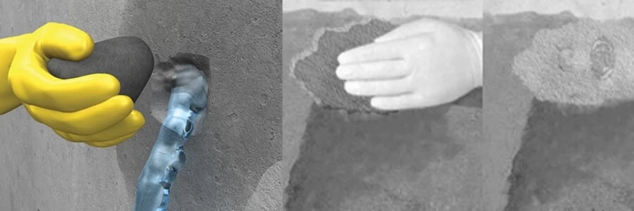 Çimento Esaslı, Hızlı Priz Alan Su Yalıtım Tıkacı (Şok Tıkaç) - WATERSHOCK