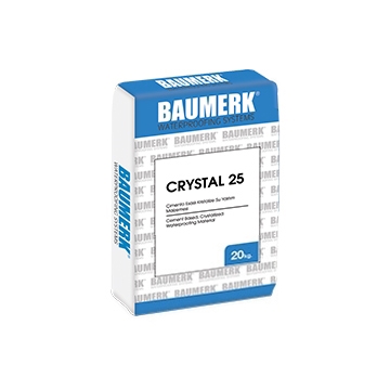 Çimento Esaslı Kristalize Su Yalıtım Malzemesi - CRYSTAL 25