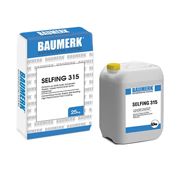 Cement-Acrylic Based, Self-levelling High Performance Floor Coating - SELFING 315