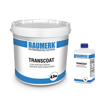 Water Based, Transparent Waterproofing and Impregnating Material - TRANSCOAT