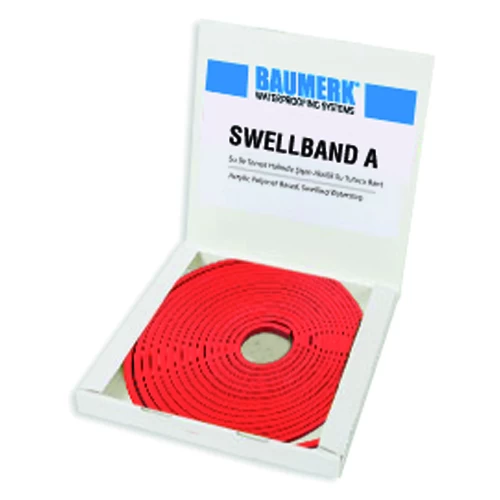 Acrylic Polymer Based, Swelling Waterstop - SWELLBAND A