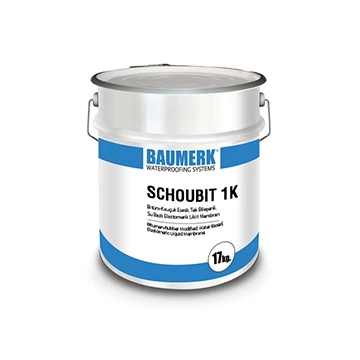 Bitumen-Rubber Modified, Water Based, Elastomeric Liquid Membrane - SCHOUBIT 1K