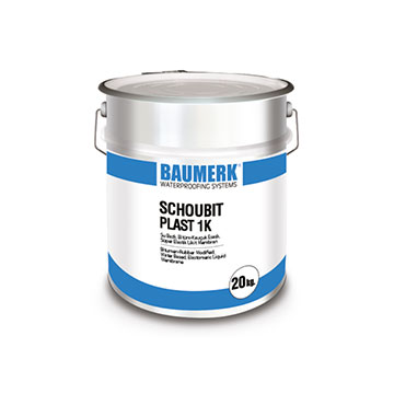 Bitumen-Rubber Based, Single Component, Super Elastic Liquid Membrane - SCHOUBIT PLAST 1K