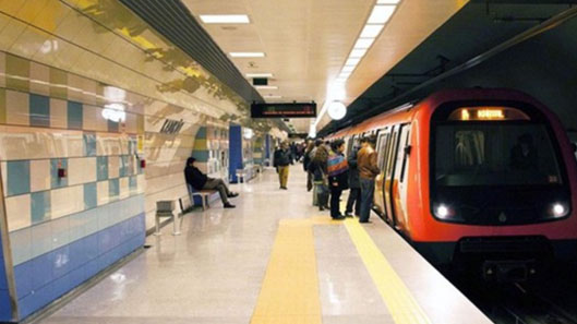 ISTANBUL SABIHA GOKCEN AIRPORT SUBWAY- TURKEY