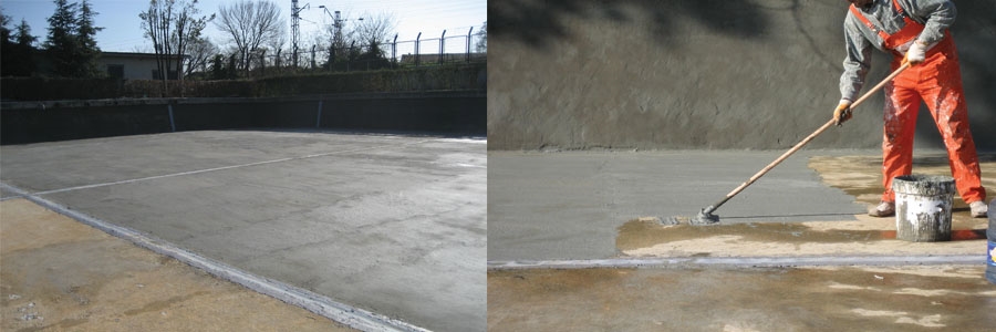 Cement-Acrylic Based, Two Component, Flexible Waterproofing Material